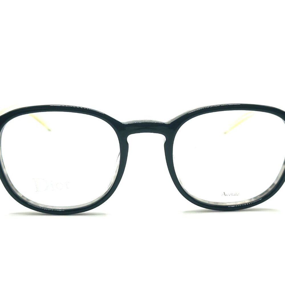 NEW DIOR BLACKTIE214 LMX Blue Havana/Crystal Eyeglasses 49mm 20 145 - Picture 2 of 8
